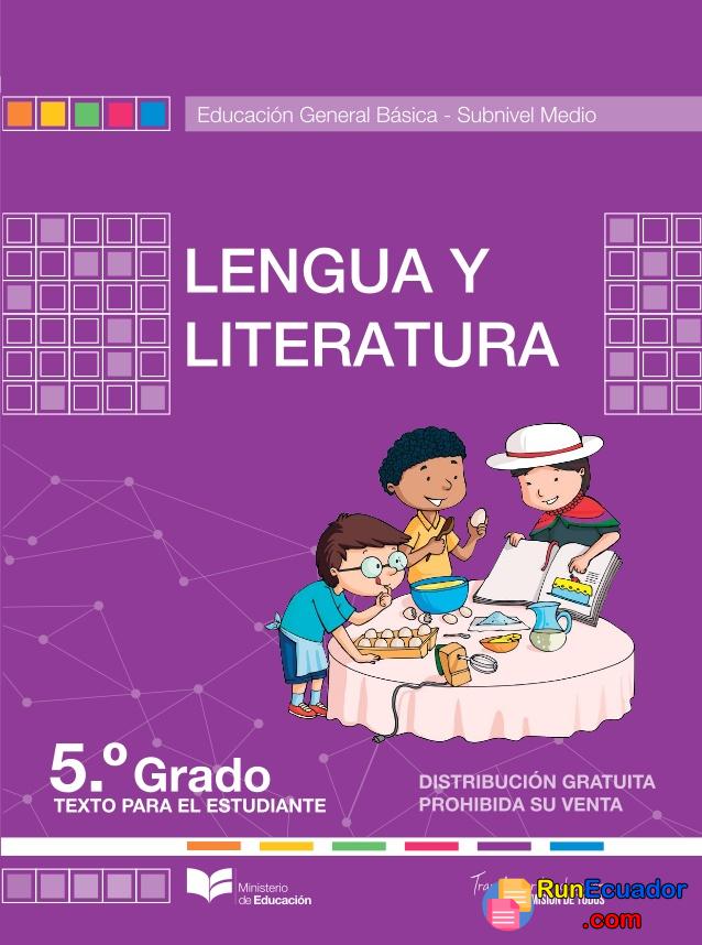 Libro de lengua y literatura de quinto grado de EGB resuelto