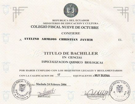 Cómo saber si tu Título de Bachiller está registrado en Ecuador