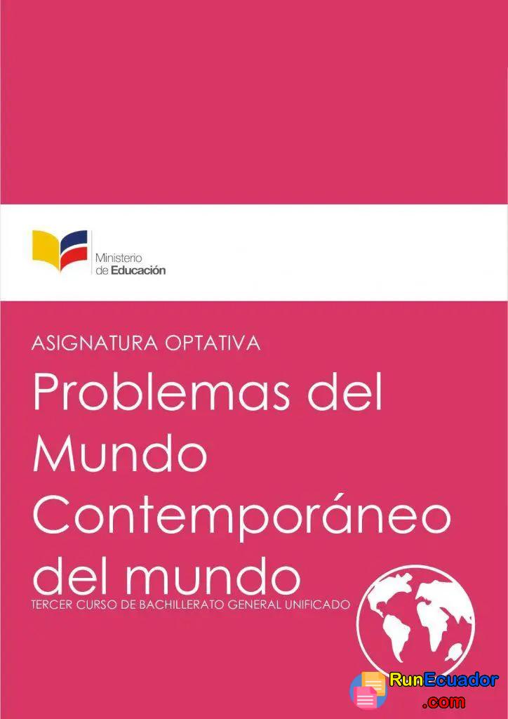 ▶ Libro de problemas del mundo contemporáneo de tercero de bachillerato