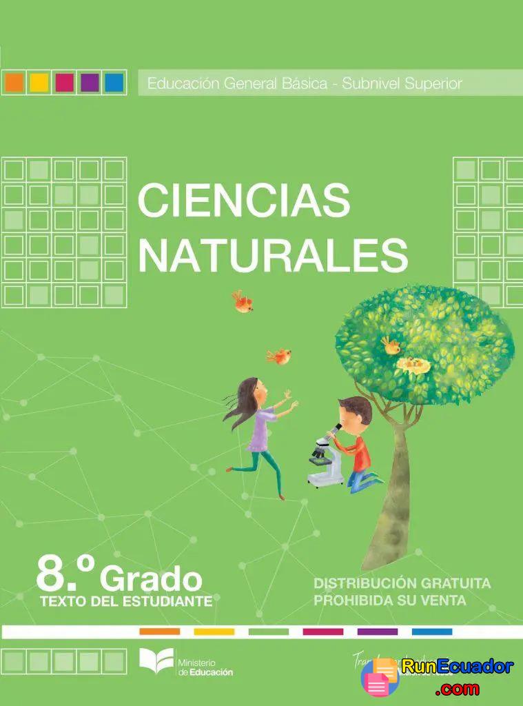 ▶ Libro de ciencias naturales de octavo grado de EGB resuelto