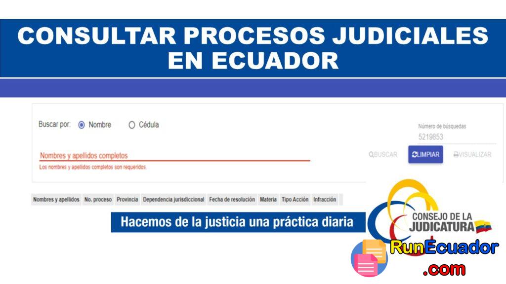 ▷ Consulta de Procesos Judiciales