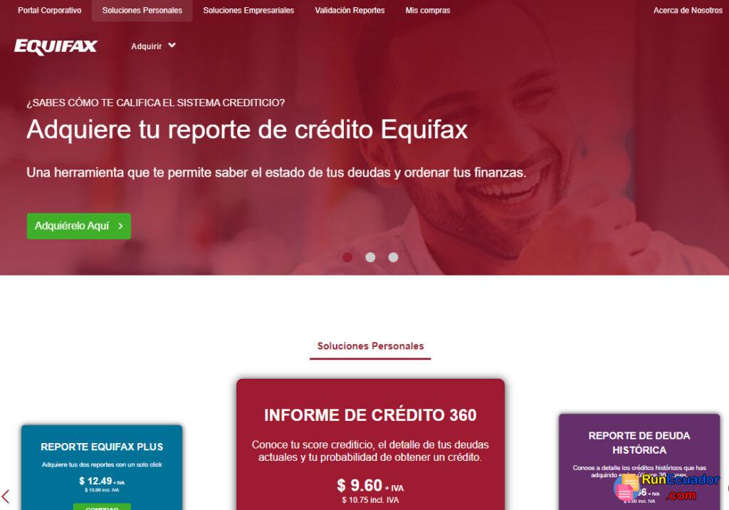 Equifax Consultar Reporte de Crédito