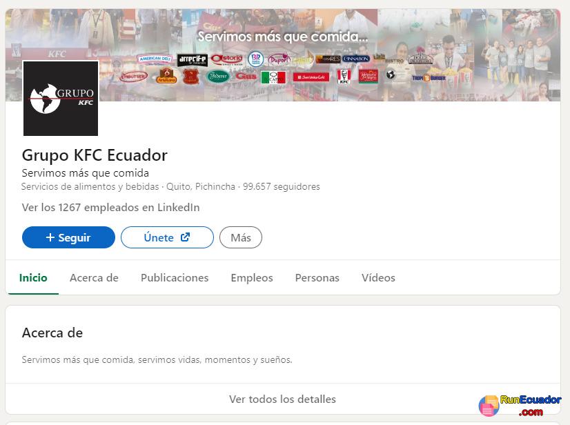 ¿Cómo Trabajar en Grupo KFC Ecuador?