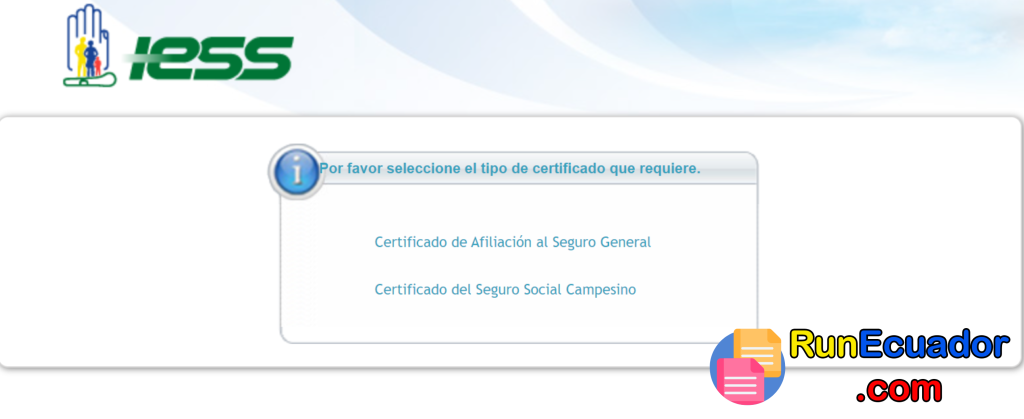 Certificado de no Aportar al IESS