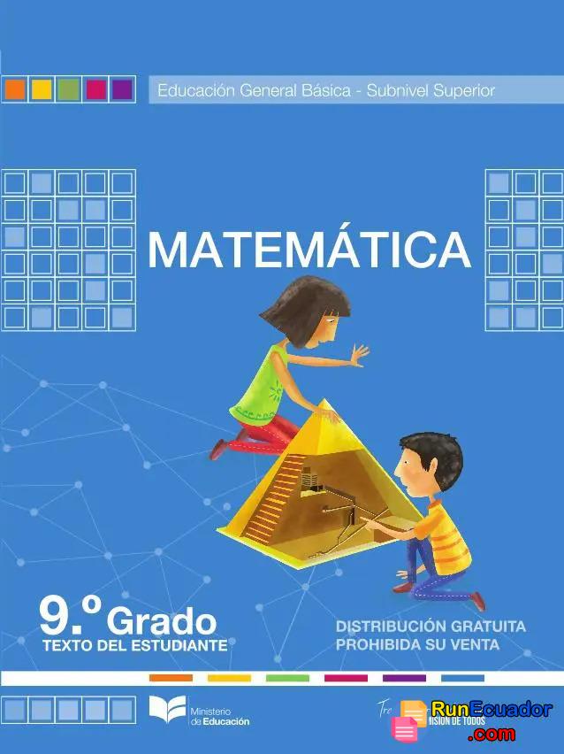 ▶ Libro de matemáticas de noveno grado de EGB resuelto