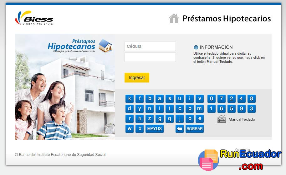 Simulador de Crédito Hipotecario BIESS