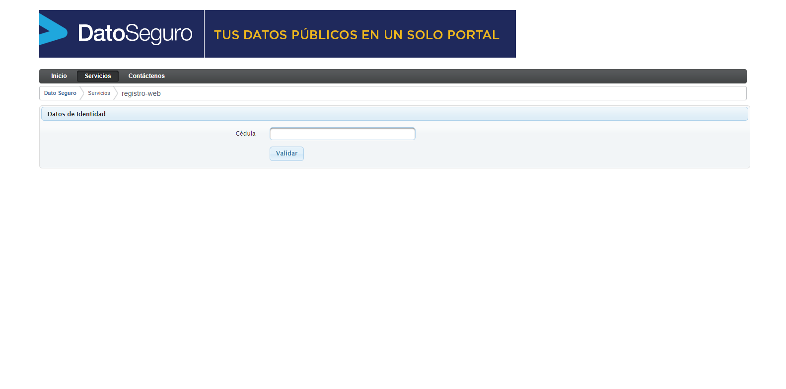 Dato Seguro: Consultar datos públicos en Ecuador (Dinarp)